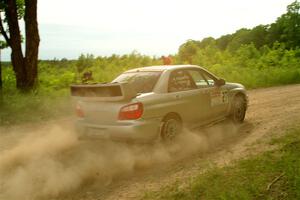 Cross Fedina / Robin Fedina Subaru WRX on SS5, Chainsaw Junction.