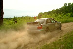 Cross Fedina / Robin Fedina Subaru WRX on SS5, Chainsaw Junction.