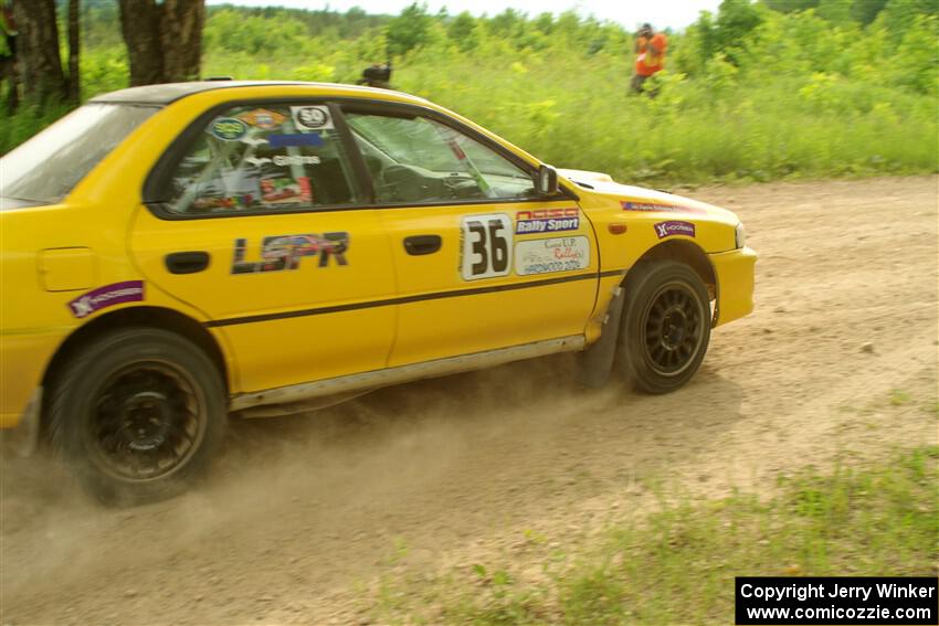 Katie Gingras / Camille Carlson Subaru Impreza on SS5, Chainsaw Junction.