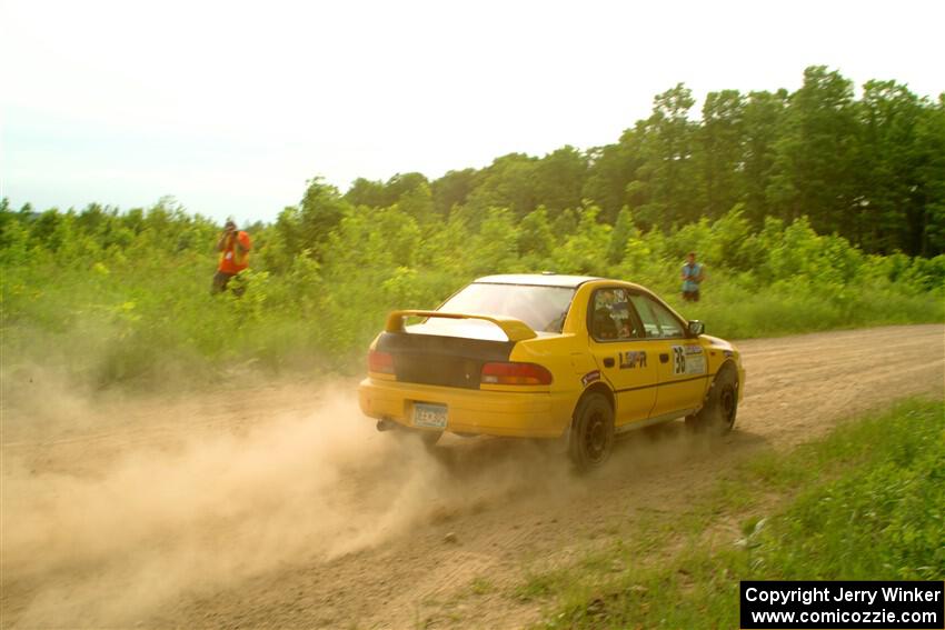 Katie Gingras / Camille Carlson Subaru Impreza on SS5, Chainsaw Junction.