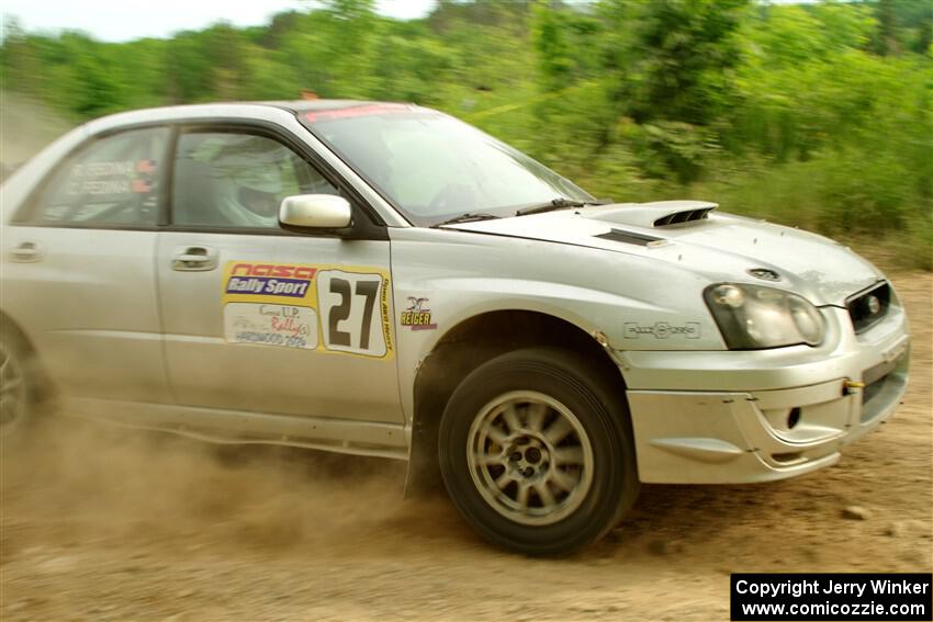 Cross Fedina / Robin Fedina Subaru WRX on SS5, Chainsaw Junction.