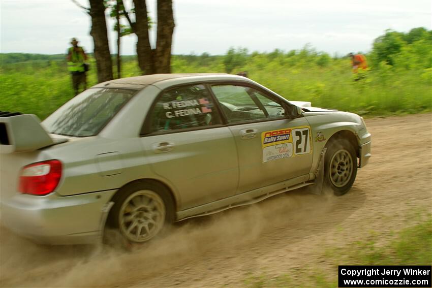 Cross Fedina / Robin Fedina Subaru WRX on SS5, Chainsaw Junction.