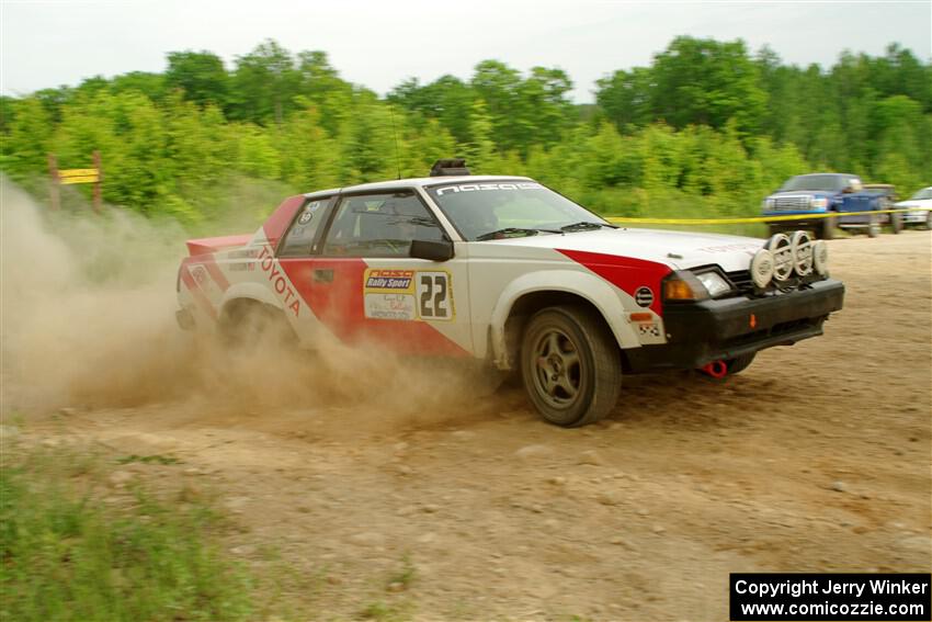 Eric Anderson / Taylor Haelterman Toyota Celica GTS on SS5, Chainsaw Junction.