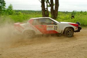 Eric Anderson / Taylor Haelterman Toyota Celica GTS on SS5, Chainsaw Junction.