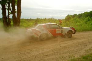 Eric Anderson / Taylor Haelterman Toyota Celica GTS on SS5, Chainsaw Junction.