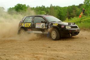 Chase Blakely / Mike Callaway VW GTI  on SS5, Chainsaw Junction.