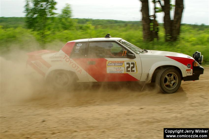 Eric Anderson / Taylor Haelterman Toyota Celica GTS on SS5, Chainsaw Junction.