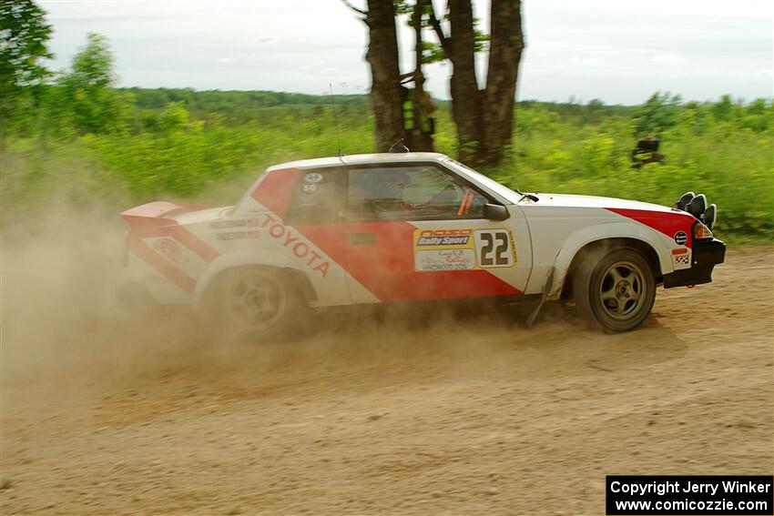 Eric Anderson / Taylor Haelterman Toyota Celica GTS on SS5, Chainsaw Junction.