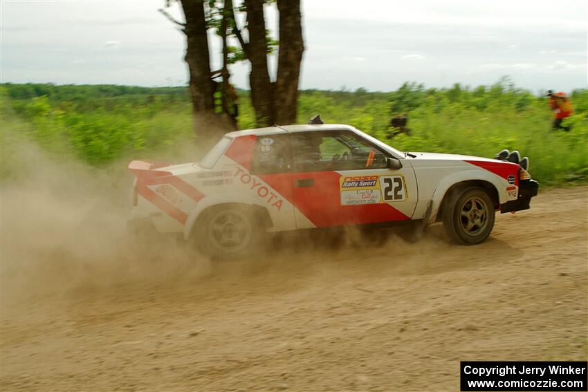 Eric Anderson / Taylor Haelterman Toyota Celica GTS on SS5, Chainsaw Junction.