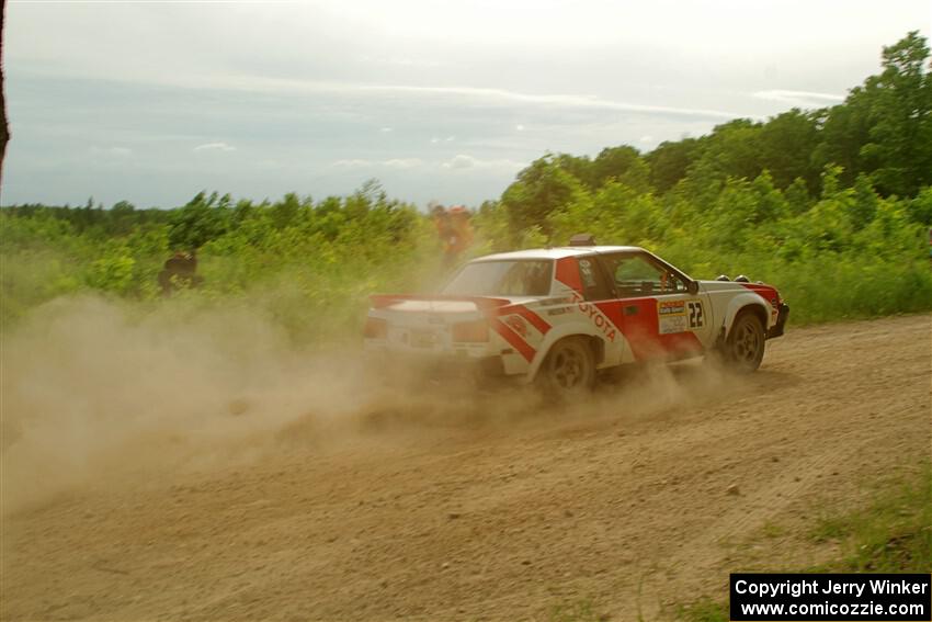 Eric Anderson / Taylor Haelterman Toyota Celica GTS on SS5, Chainsaw Junction.