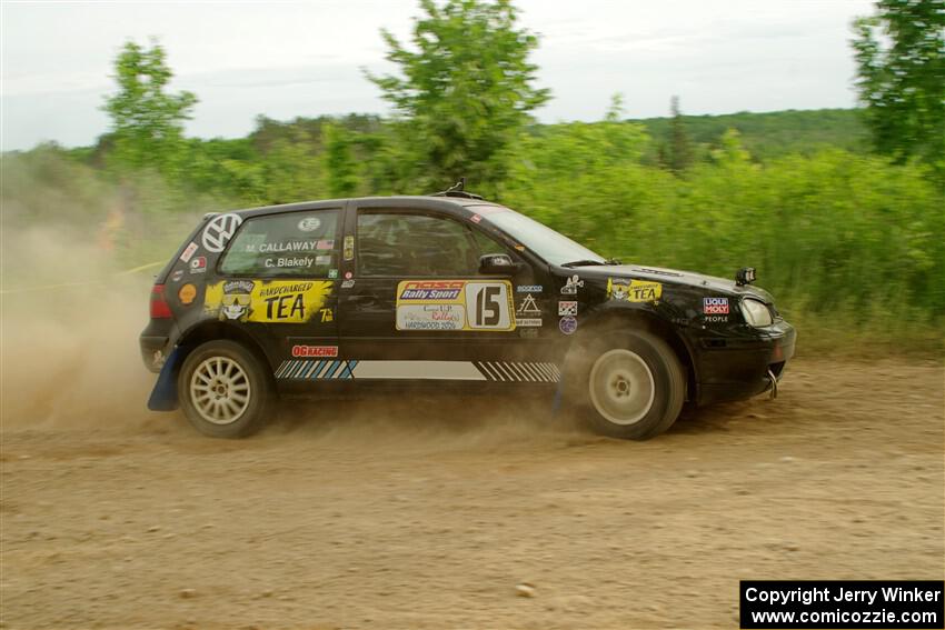 Chase Blakely / Mike Callaway VW GTI  on SS5, Chainsaw Junction.