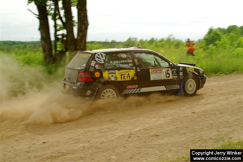 Chase Blakely / Mike Callaway VW GTI  on SS5, Chainsaw Junction.