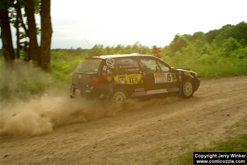 Chase Blakely / Mike Callaway VW GTI  on SS5, Chainsaw Junction.