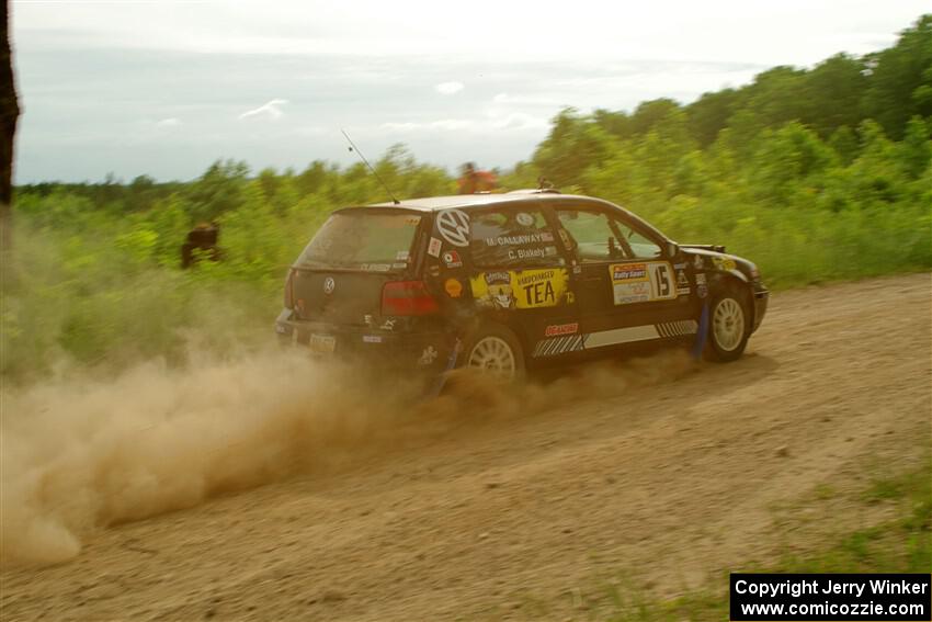 Chase Blakely / Mike Callaway VW GTI  on SS5, Chainsaw Junction.