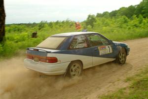 Jacob Kennedy / James Smith Ford Escort GT on SS5, Chainsaw Junction.