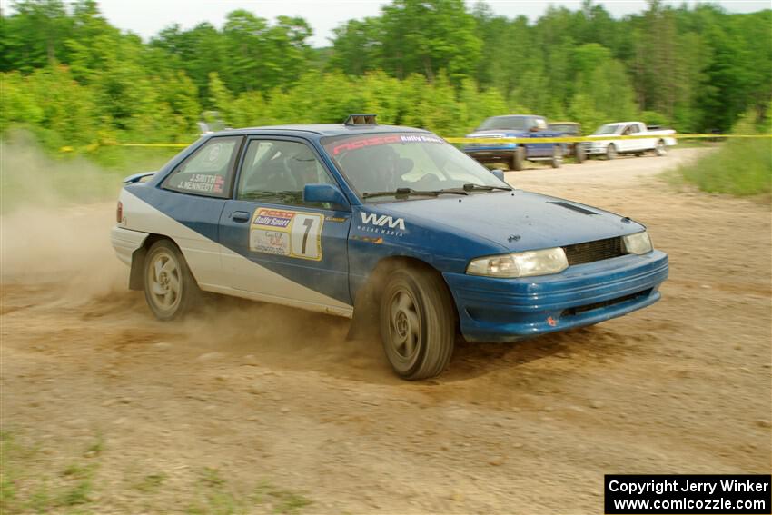 Jacob Kennedy / James Smith Ford Escort GT on SS5, Chainsaw Junction.