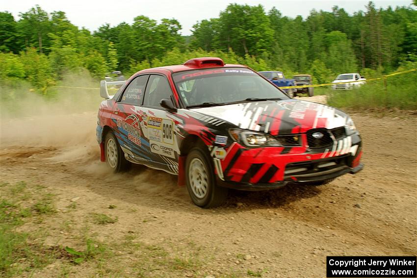 Andrew Layton / Joe Layton Subaru Impreza on SS5, Chainsaw Junction.