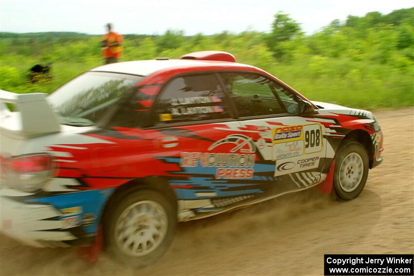 Andrew Layton / Joe Layton Subaru Impreza on SS5, Chainsaw Junction.