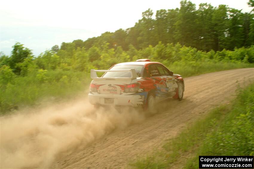 Andrew Layton / Joe Layton Subaru Impreza on SS5, Chainsaw Junction.