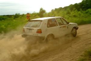 Josh Nykanen / Connor Himes VW GTI on SS5, Chainsaw Junction.