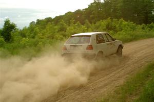 Josh Nykanen / Connor Himes VW GTI on SS5, Chainsaw Junction.