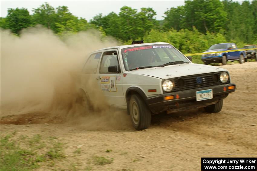 Josh Nykanen / Connor Himes VW GTI on SS5, Chainsaw Junction.