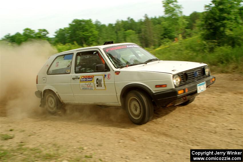 Josh Nykanen / Connor Himes VW GTI on SS5, Chainsaw Junction.