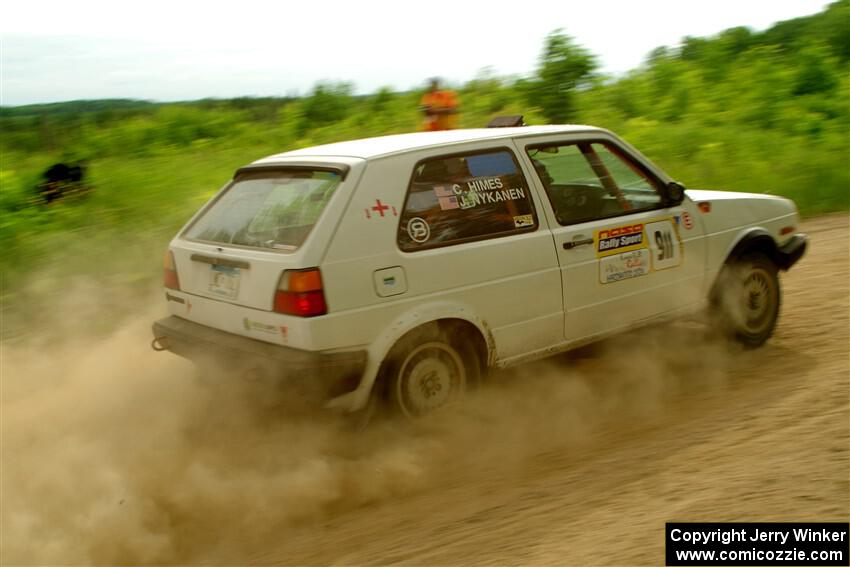 Josh Nykanen / Connor Himes VW GTI on SS5, Chainsaw Junction.