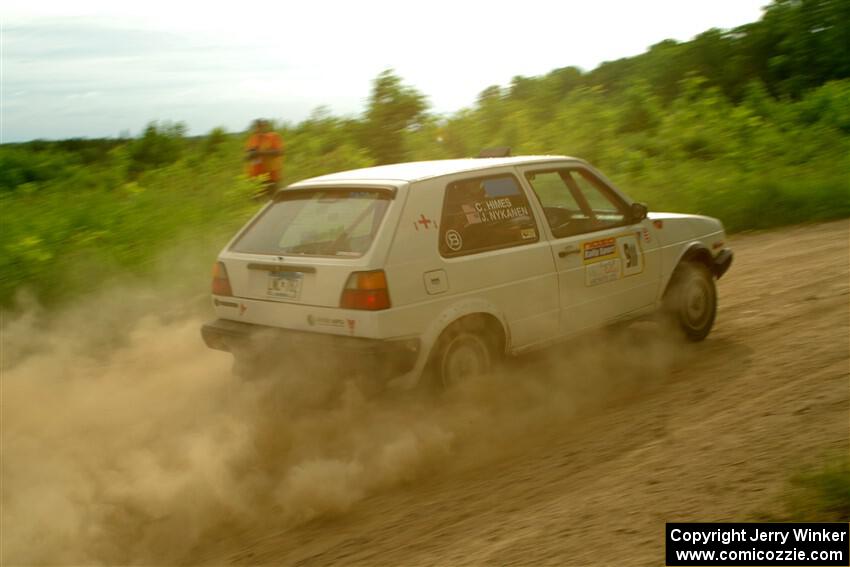 Josh Nykanen / Connor Himes VW GTI on SS5, Chainsaw Junction.