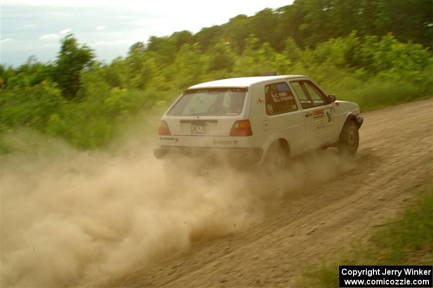 Josh Nykanen / Connor Himes VW GTI on SS5, Chainsaw Junction.