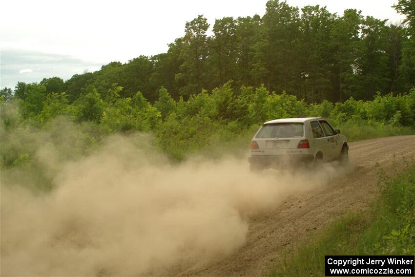 Josh Nykanen / Connor Himes VW GTI on SS5, Chainsaw Junction.