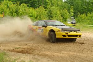 Zach Richard / Max Sutton Mitsubishi Eclipse on SS5, Chainsaw Junction.