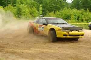 Zach Richard / Max Sutton Mitsubishi Eclipse on SS5, Chainsaw Junction.