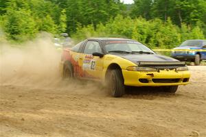 Zach Richard / Max Sutton Mitsubishi Eclipse on SS5, Chainsaw Junction.