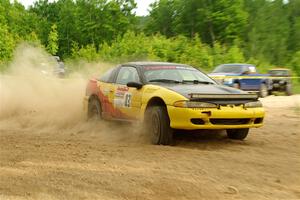 Zach Richard / Max Sutton Mitsubishi Eclipse on SS5, Chainsaw Junction.