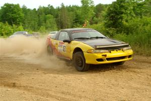 Zach Richard / Max Sutton Mitsubishi Eclipse on SS5, Chainsaw Junction.