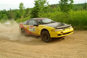 Zach Richard / Max Sutton Mitsubishi Eclipse on SS5, Chainsaw Junction.