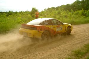 Zach Richard / Max Sutton Mitsubishi Eclipse on SS5, Chainsaw Junction.