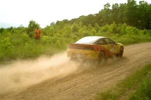 Zach Richard / Max Sutton Mitsubishi Eclipse on SS5, Chainsaw Junction.