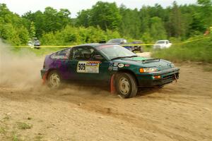 Dan Hutchison / Cray Dumeah Honda CRX Si on SS5, Chainsaw Junction.