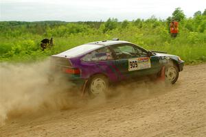 Dan Hutchison / Cray Dumeah Honda CRX Si on SS5, Chainsaw Junction.