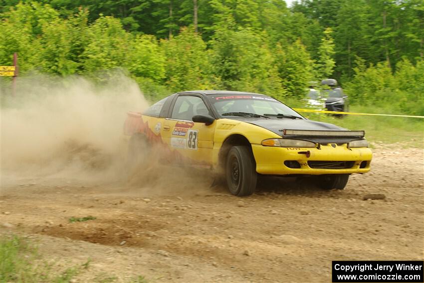 Zach Richard / Max Sutton Mitsubishi Eclipse on SS5, Chainsaw Junction.