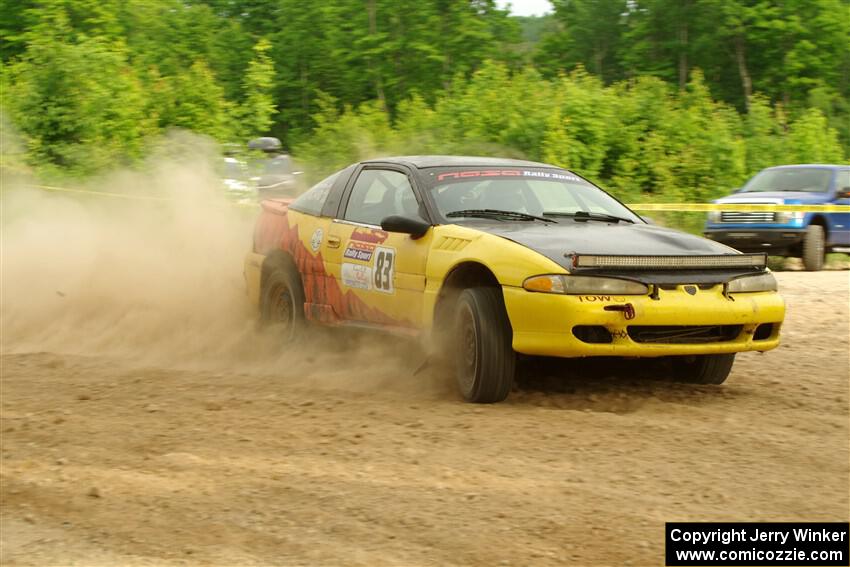 Zach Richard / Max Sutton Mitsubishi Eclipse on SS5, Chainsaw Junction.