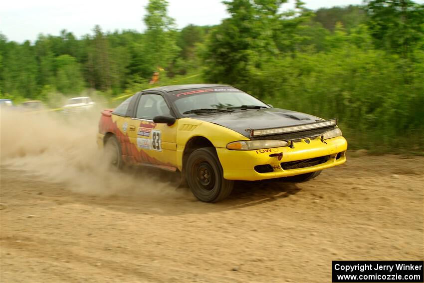 Zach Richard / Max Sutton Mitsubishi Eclipse on SS5, Chainsaw Junction.