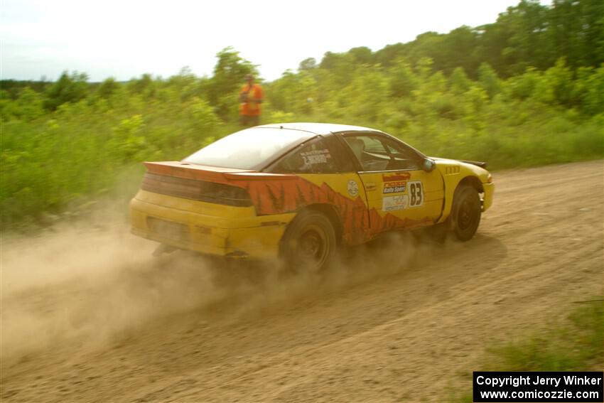 Zach Richard / Max Sutton Mitsubishi Eclipse on SS5, Chainsaw Junction.