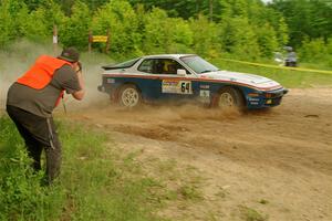 Kris Pfotenhauer / Lynn Hartman Porsche 944 on SS5, Chainsaw Junction.