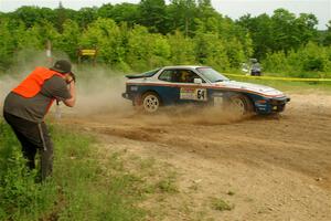 Kris Pfotenhauer / Lynn Hartman Porsche 944 on SS5, Chainsaw Junction.