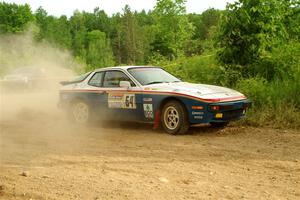 Kris Pfotenhauer / Lynn Hartman Porsche 944 on SS5, Chainsaw Junction.