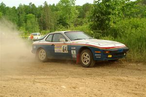 Kris Pfotenhauer / Lynn Hartman Porsche 944 on SS5, Chainsaw Junction.