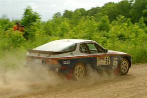 Kris Pfotenhauer / Lynn Hartman Porsche 944 on SS5, Chainsaw Junction.